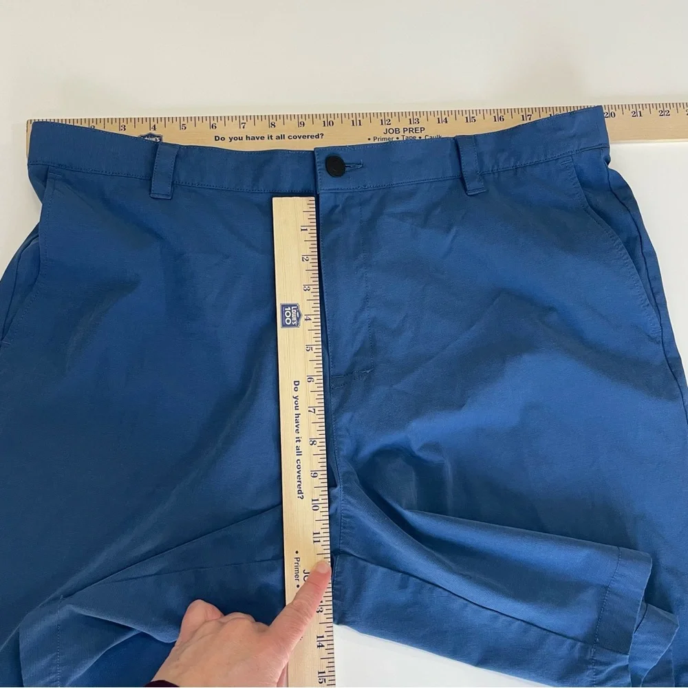 Banana Republic Flat-Front Golf Shorts Deep Blue Mens 40 Athletic Gorpcore